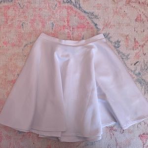 Stretchy Flared Casual Mini Skater Skirt